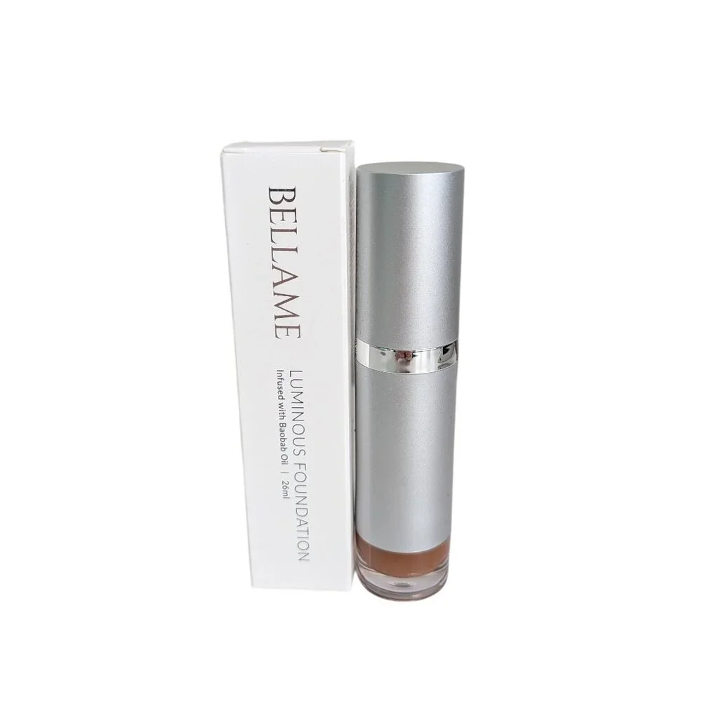 Bellame Luminous Foundation Baobab Oil 18 Deep, Very Deep w Rosy Undertones 26ml